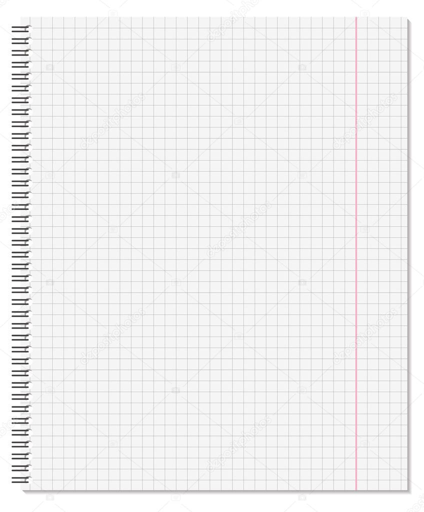 Notebook. Vector illustration.