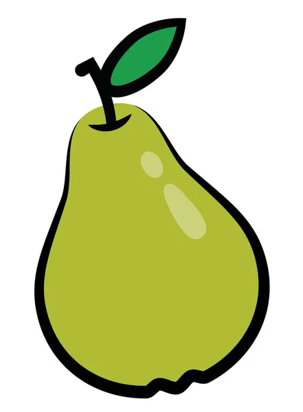 Pear. Vector illustration. — Stock Vector