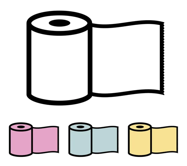 Toilettenpapier — Stockvektor