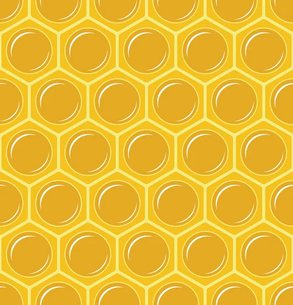 Seamless honeycomb pattern — Stock Vector