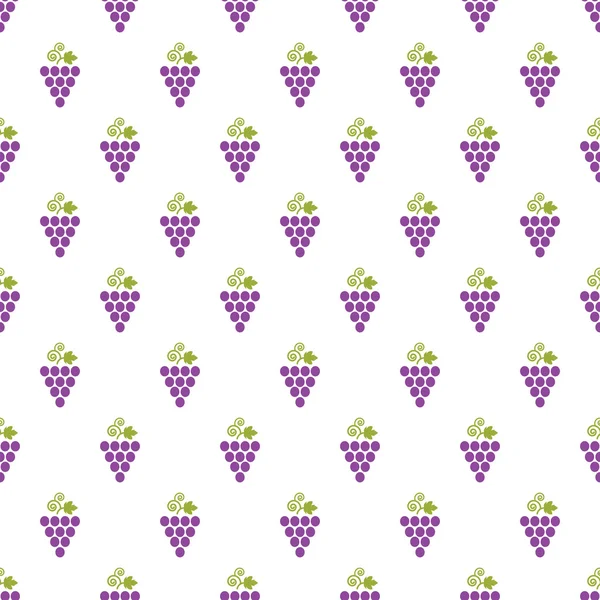 Grapes Seamless Pattern — Stock Vector