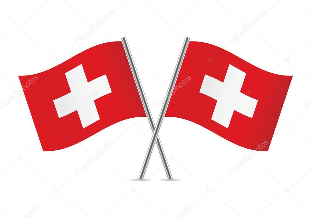 Switzerland flags.