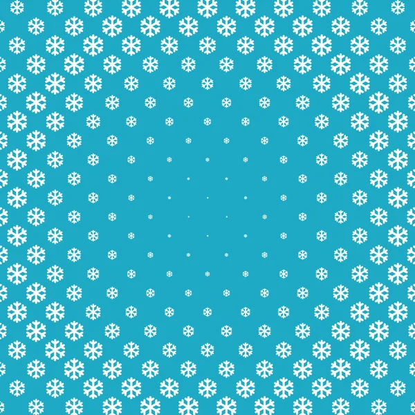 雪が降る青いクリスマスパターンベクトル冬の背景 — ストックベクタ