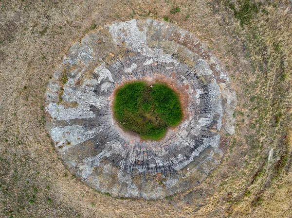 Drohnenblick Luftaufnahme Der Abstrakten Fotografie Landschaft Mit Schönen Texturen Hintergrund — Stockfoto