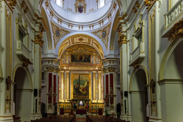 Almagro Espanha Março 2022 Altar Mor Igreja San Bartolome — Fotografia de Stock