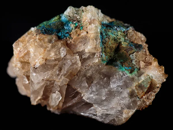 Tetrahedrit Mineral Svart Bakgrund — Stockfoto