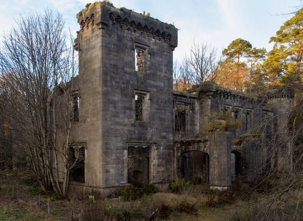Craigend Castle Ett Förstört Lanthus Beläget Norr Milngavie Stirlingshire Centrala — Stockfoto