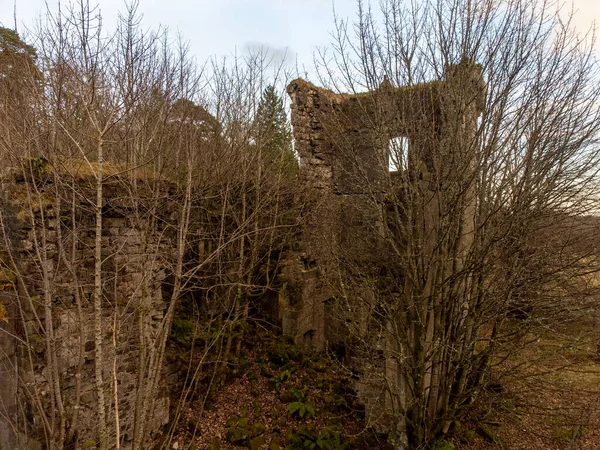 Craigend Castle Ruined Country House Located North Milngavie Stirlingshire Central — Stock Photo, Image