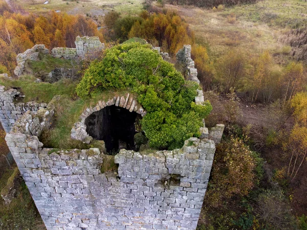 Castillo Almendra Castillo Planta Ruinas Que Data Del Siglo Encuentra — Foto de Stock