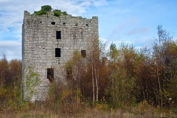 Миндальный Замок Разрушенный Замок Плана Датируемый Веком Расположен Милях Западу — стоковое фото