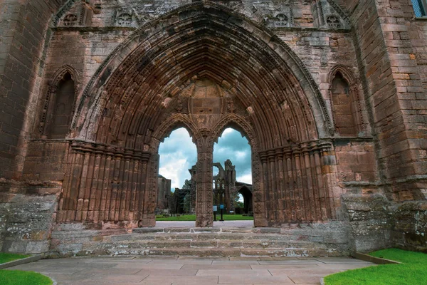 Elgin Holy Trinity Cathedral Elgin Scotland Now Ruin 13Th Century — Foto de Stock