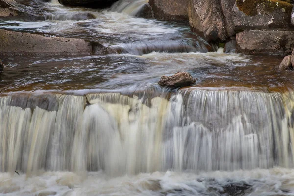 Bracklinn Falls Series Waterfalls North East Callander Scotland Course Keltie — Stok fotoğraf