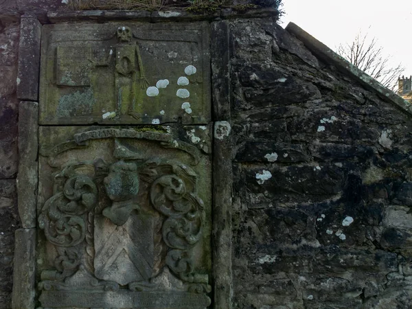 Kincardine Cementerio Iglesia San Lolan Cementerio Condado Stirling Escocia Reino — Foto de Stock