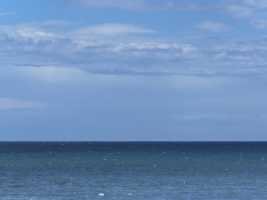 güzel gökyüzü ve deniz