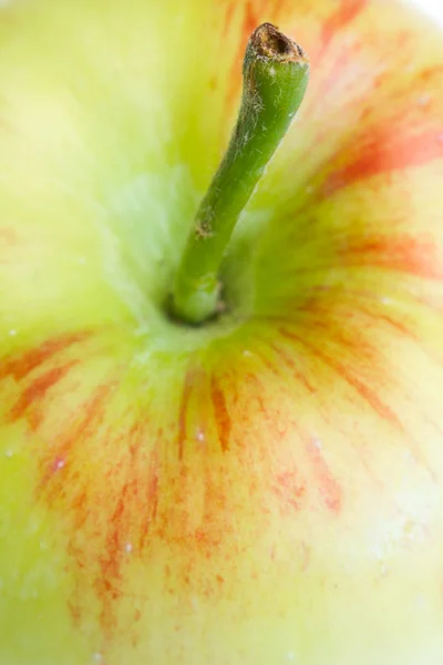 Apfel, Makroschuss — Stockfoto