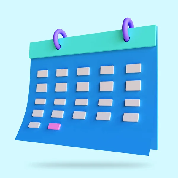 Icône Affectation Calendrier Calendrier Planification Mensuel Jour Mois Année Temps — Photo
