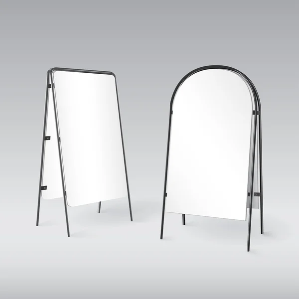 Sandwich board geïsoleerd - 3d illustratie — Stockvector