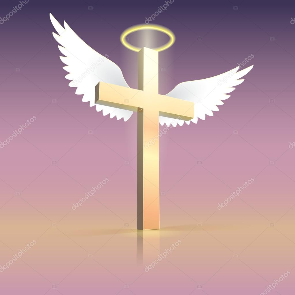 Stairway to Heaven Angel Wings Backdrop Church Christian