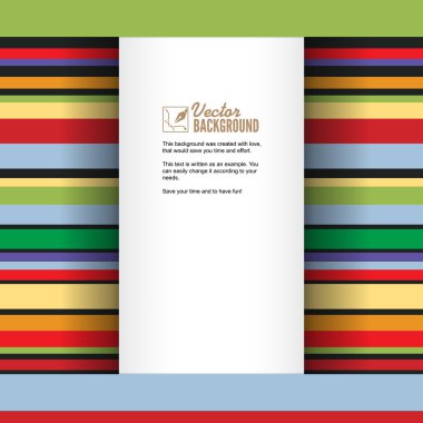 las líneas del arte abstracto del arco iris coloridas vector fondo