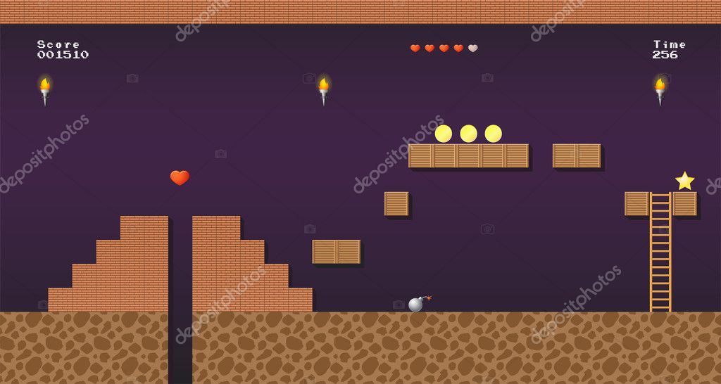 Video game location, arcade games — Stock Vector © mastererik 35464915