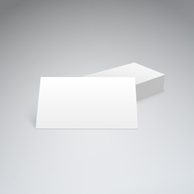 kartvizit Web site ile yumuşak gölge izole