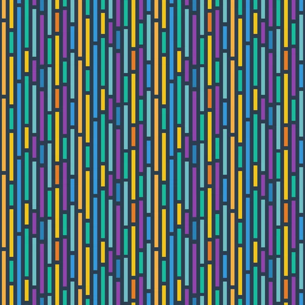 Renk çizgili arka plan. soyut geometrik seamless modeli — Stok Vektör