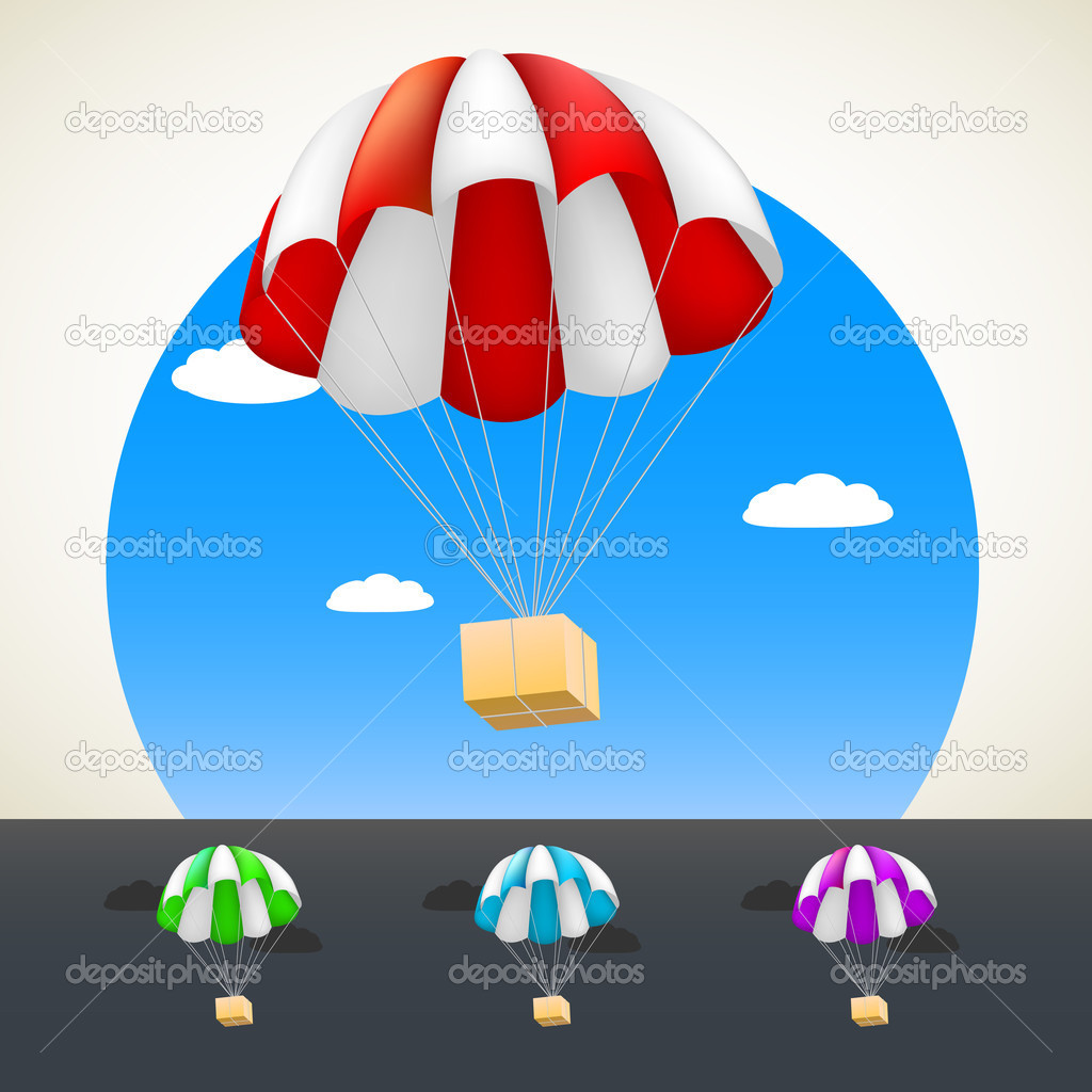 Parachute with sending.