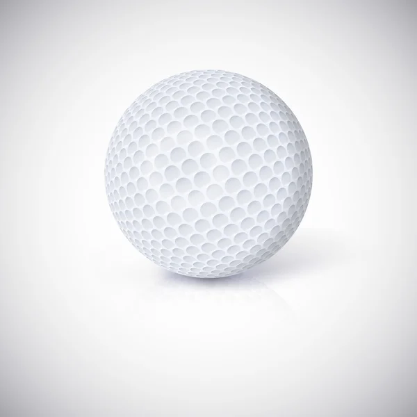 Pelota de golf . — Vector de stock