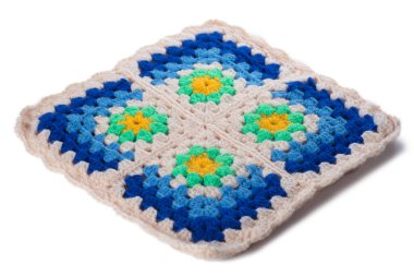 Örgü yün giysiler, el yapımı. Yakın plan.