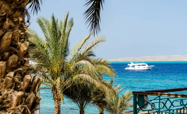 Varios Barcos Sin Gente Mar Rojo Egipto — Foto de Stock