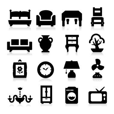 Furniture Icons clipart