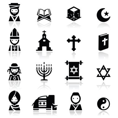 Icons set Religions