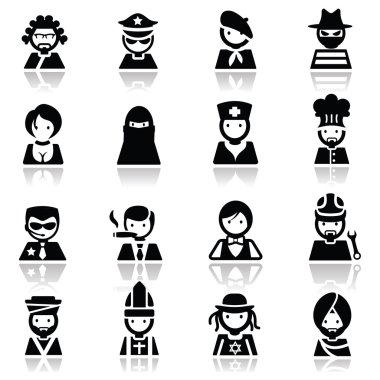yüzleri Icons set