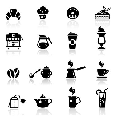 café simgeleri simgeleri ayarlamak