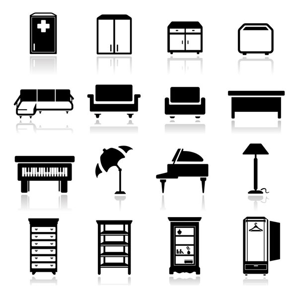 Icons set furniture