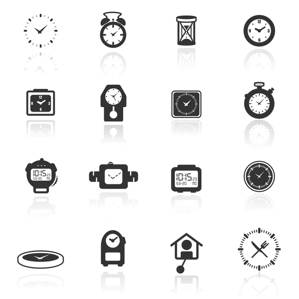 Icon set clocks — Stock Vector