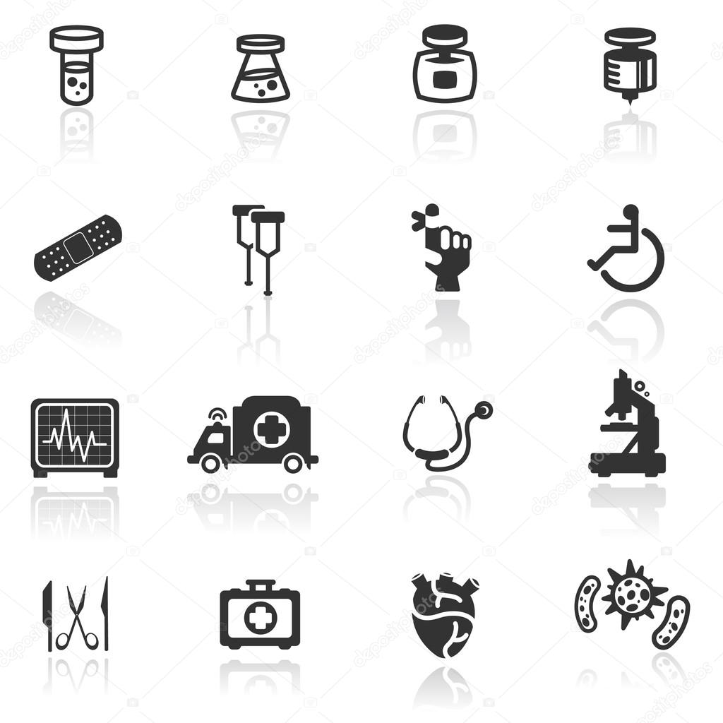 Icon set medical