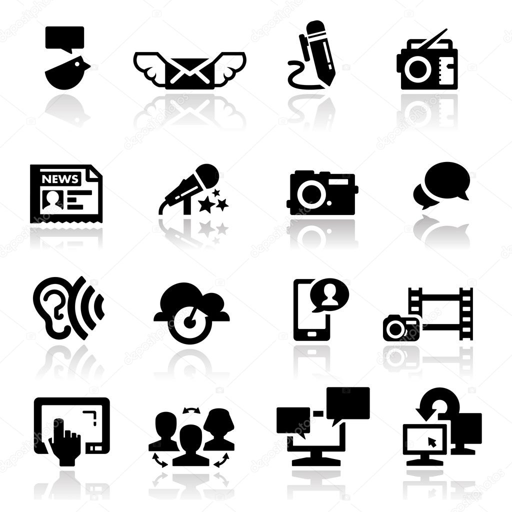 Communication Icons Set