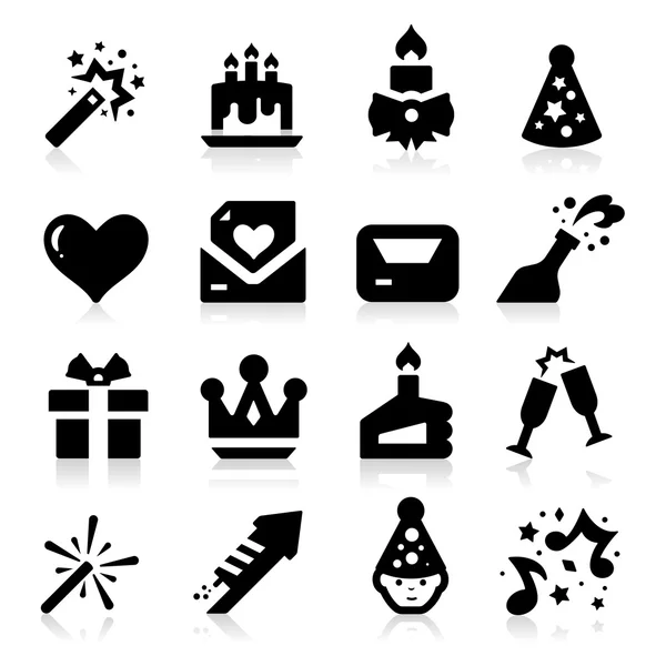 Celebration Icons — Stock Vector