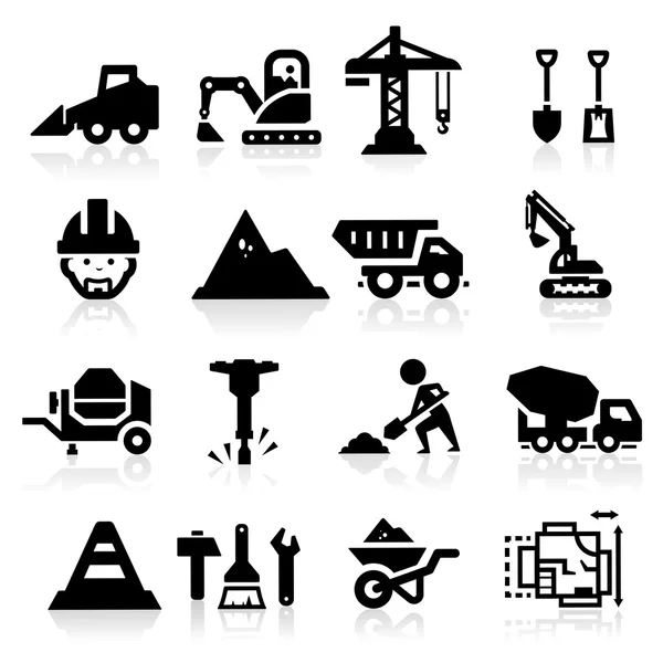 Construction Icons — Stock Vector