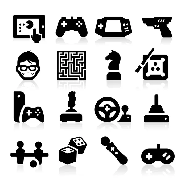 Entertaining Icons — Stock Vector