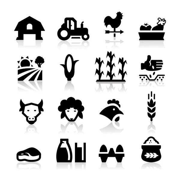 Boerderij pictogram — Stockvector