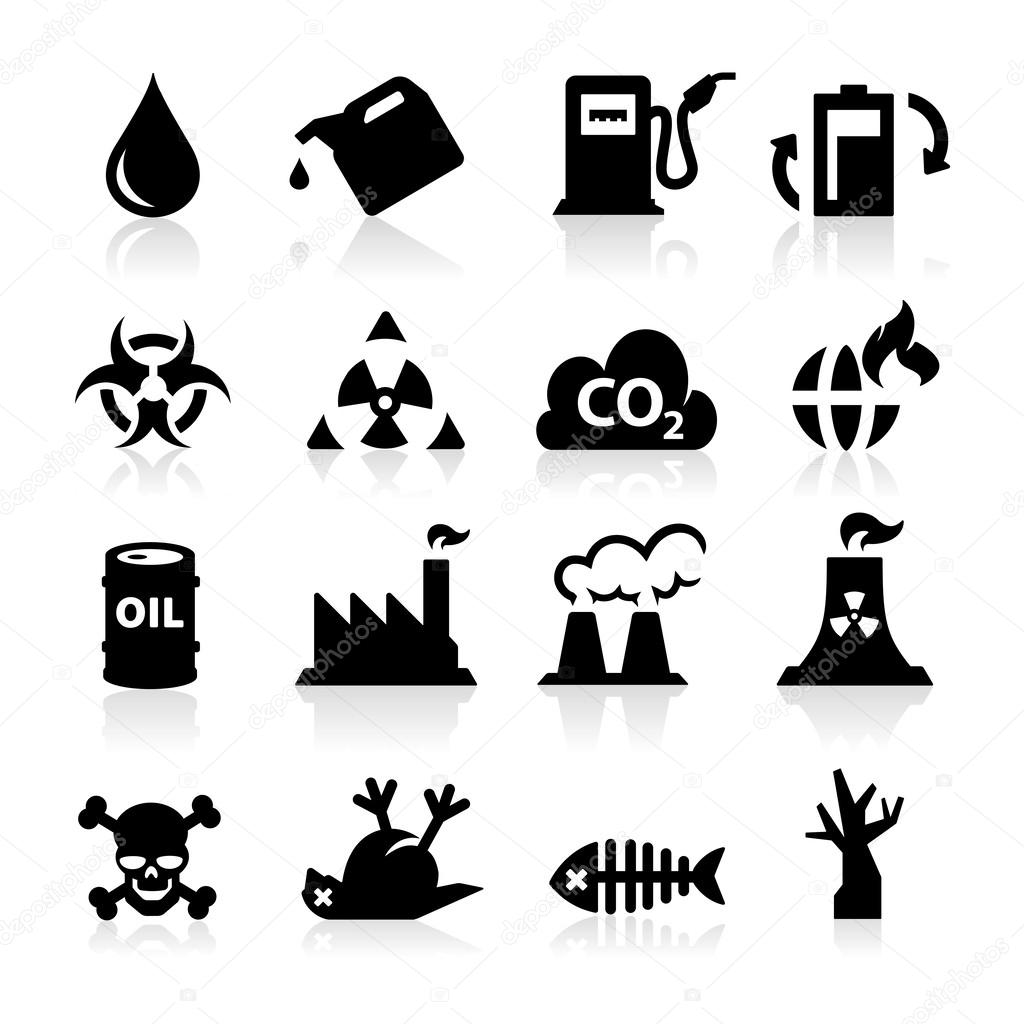 Pollution icons
