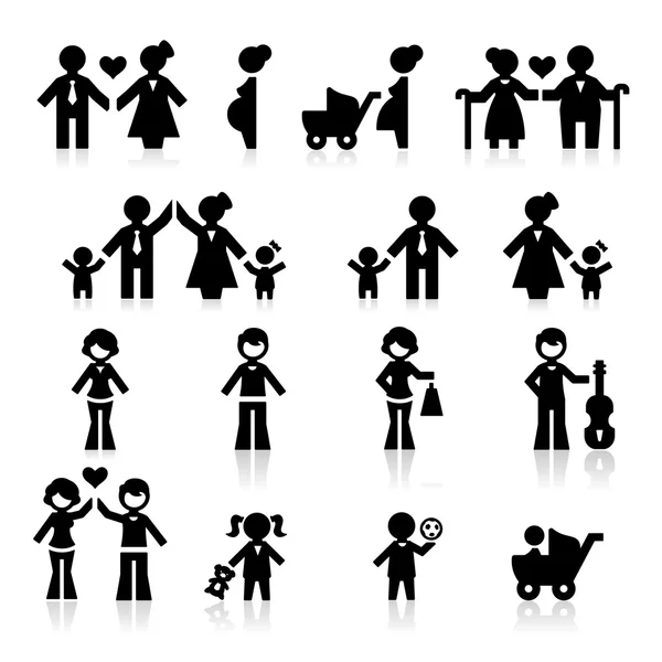 And family — Stock Vector