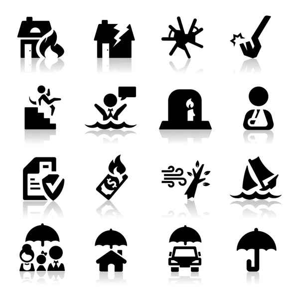 zarif serisi sigorta Icons set