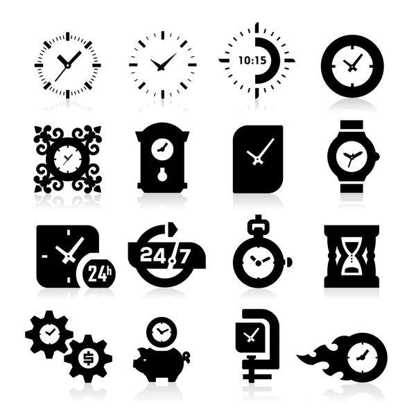 Time Icons Stock Vector