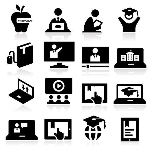 Online Education Icons