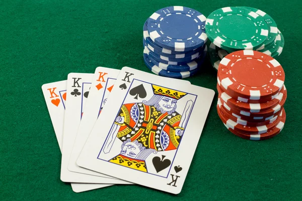 Re del Poker — Foto Stock