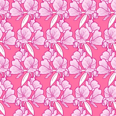 Pembe çiçek desen arka plan