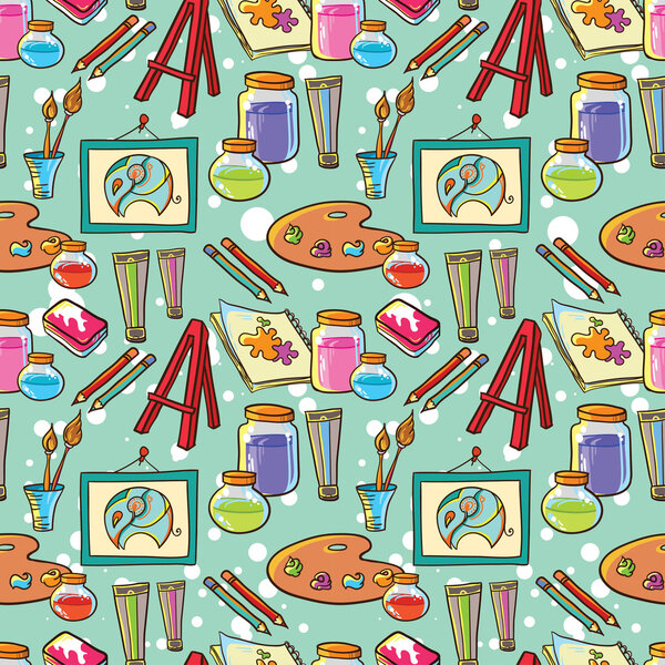 Drawing stationary instruments pattern